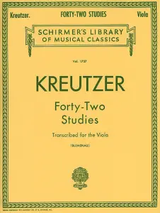 Rodolphe Kreutzer: Forty-Two Studies (Viola)