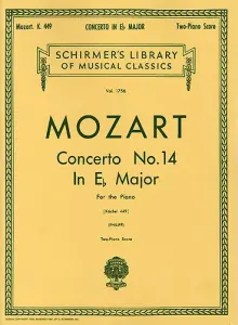 W.A. Mozart: Piano Concerto No.14 In E Flat K.449 (2 Piano Score)
