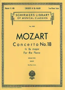 W.A. Mozart: Piano Concerto No.18 In B Flat K.456 (2 Piano Score)
