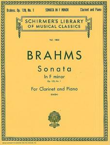 Johannes Brahms: Sonata For Clarinet And Piano In F Minor Op.120 No.1