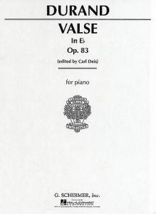 Marie-Auguste Durand: Valse In E Flat Op.83