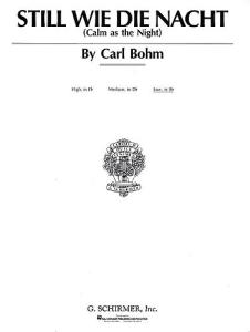 Carl Bohm: Calm As The Night (Still Wie Die Nacht)