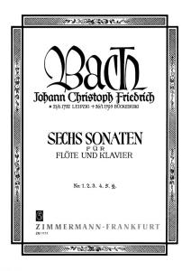 Bach, Jcf: Sonata No 6