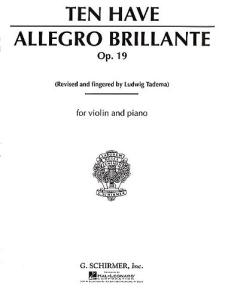 Willem Ten Have: Op.19