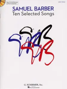 Samuel Barber: Ten Selected Songs - Low Voice (Book and CD)