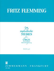 Flemming: 25 Melodic Studies Oboe Book 1