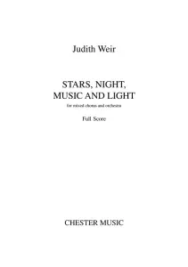 Judith Weir: Stars, Night, Music And Light (A4 Study Score)