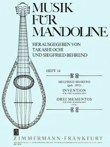 Siegfried Behrend: Invention/Drei Mementos