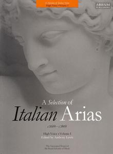 A Selection Of Italian Arias 1600-1800 - Volume 1 (High Voice)