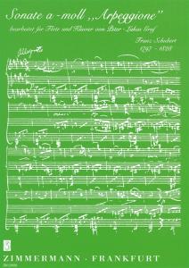Franz Schubert: Sonata In A Minor 'Arpeggione' (Flute/Piano)