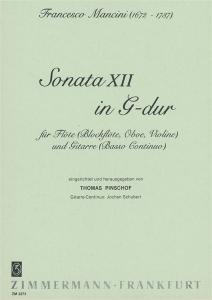 Mancini, F: Sonata Xii G Major