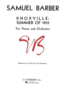 Samuel Barber: Knoxville: Summer Of 1915 Op.24 (Voice/Piano)