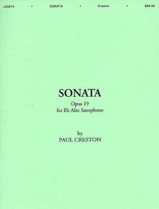 Paul Creston: Sonata For Alto Saxophone And Piano Op.19