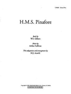 William S. Gilbert/Arthur S. Sullivan: H.M.S. Pinafore Choral Part (Adapted 2 Pt