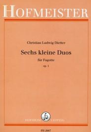 Dietter, C. L.: 6 Little Duos Op 1