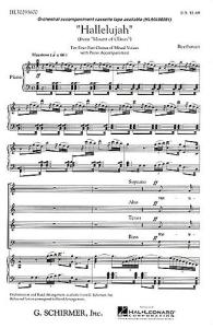 Beethoven: Hallelujah (Mount Of Olives) (SATB)