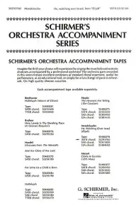Felix Mendelssohn: He, Watching Over Israel (Elijah) SSTB