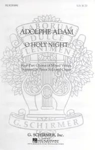Adolphe Adam: O Holy Night (S[T]/SATB/Organ)