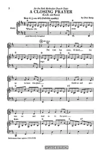 Don Besig: Closing Prayer (SAB)