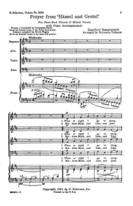 Engelbert Humperdinck: Prayer from Hansel And Gretel (SATB)