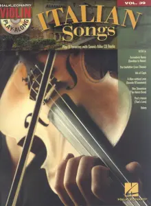 Play-Along Violin: Italian Songs- Volume 39