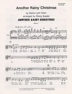 Another Rainy Christmas Choral Part