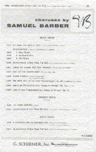 Samuel Barber: Heaven-Haven (A Nun Takes The Veil) SATB
