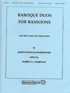 Joseph Bodin de Boismortier: Baroque Duos For Bassoons