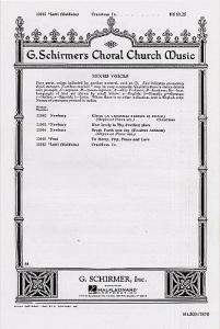 Antonio Lotti: Crucifixus (SATB)