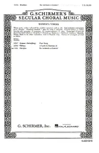 De Animals A-Comin' (SSA Arr. William Stickles)