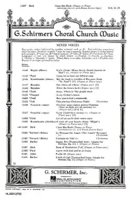 John Ness Beck: Upon This Rock (Vocal Score)