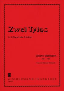 Mattheson: 2 Trios