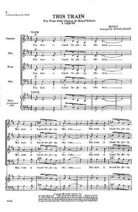This Train (SATB)