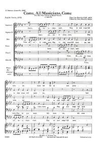 Hans Leo Hassler: Come All Musicians Come