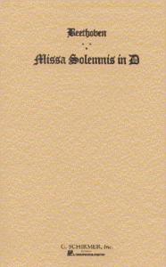 Beethoven: Missa Solemnis In D Op.123 (Vocal Score)