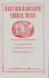 Giovanni Gabrieli: Jubilate Deo (Vocal Score)