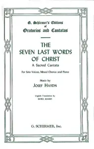 Joseph Haydn: The Seven Last Words Of Christ (Vocal Score)