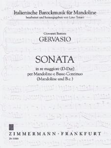 Gervasio: Sonata D Major