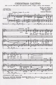 Jones/Yalanis/Lorimer: Christmas Calypso