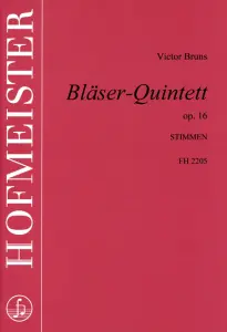 Bruns, V.: Wind Quintet Op 16 - Parts