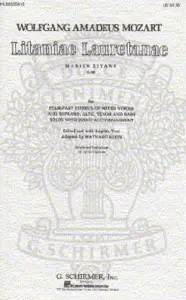 W.A. Mozart: Litaniae Lauretanae (Vocal Score)