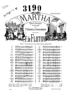 Friedrich von Flotow: Air No.14 (Martha)