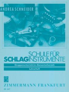 Schule Für Schlaginstrumente Lehrerheft