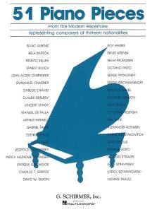 51 Piano Pieces From The Modern Repertoire