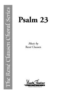Rene Clausen: Psalm 23