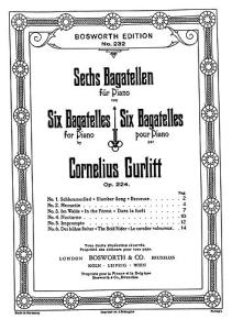 Cornelius Gurlitt: Six Bagatelles For Piano Op.224