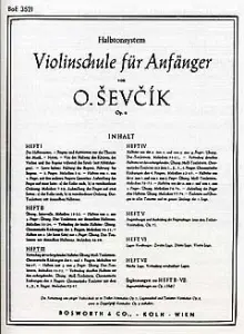 Otakar Sevcik: Violin Studies - Violin Method For Beginners Op.6 Part 3