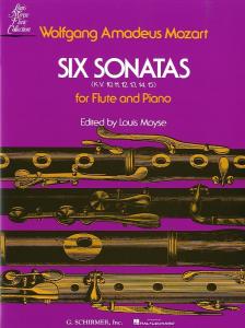 W.A. Mozart: Six Sonatas For Flute And Piano