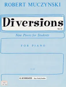 Robert Muczynski: Diversions For Piano Op.23