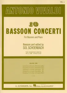 Antonio Vivaldi: 10 Bassoon Concerti For Bassoon And Piano Volume 1